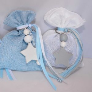 Christening bonbonniere with pouchChristening bonbonniere with pouch