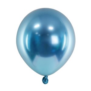 Glossy Balloons 12 cm, blue (1 pkt / 50 pc.)