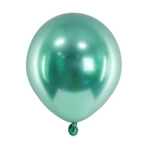 Glossy Balloons 12 cm, bottle green (1 pkt / 50 pc.)