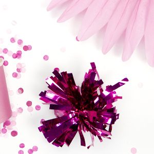 Foil balloon weight, dark pink (1 pkt / 4 pc.)