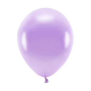 Eco Balloons 26cm metallic, lavender (1 pkt / 10 pc.)