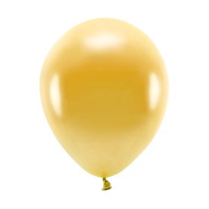 Eco Balloons 26cm metallic, gold (1 pkt / 10 pc.)