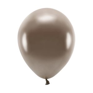Eco Balloons 26cm metallic, brown (1 pkt / 10 pc.)