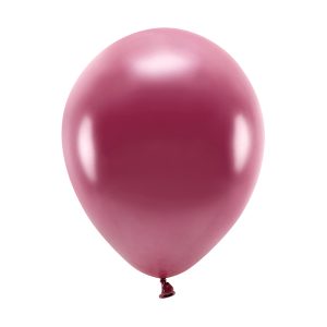 Eco Balloons 26cm metallic, deep red (1 pkt / 10 pc.)