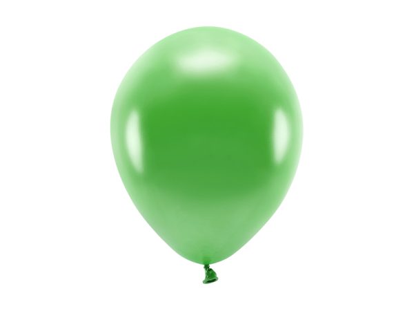 Eco Balloons 26cm metallic, green grass (1 pkt / 10 pc.)