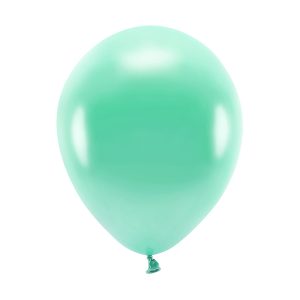 Eco Balloons 26cm metallic, dark mint (1 pkt / 10 pc.)