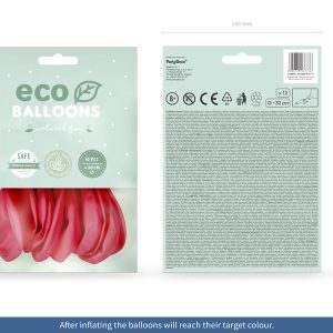 Eco Balloons 26cm pastel, light red (1 pkt / 10 pc.)