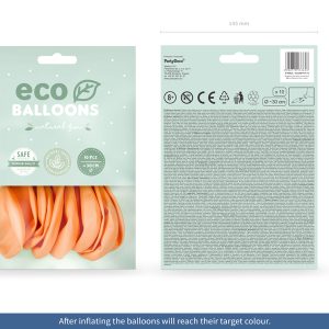 Eco Balloons 26cm pastel, peach (1 pkt / 10 pc.)