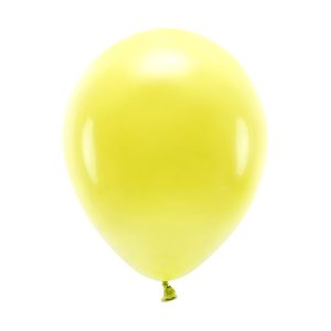 Eco Balloons 26cm pastel, yellow (1 pkt / 10 pc.)
