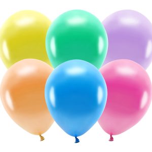 Eco Balloons 30cm metallic, mix (1 pkt / 10 pc.)