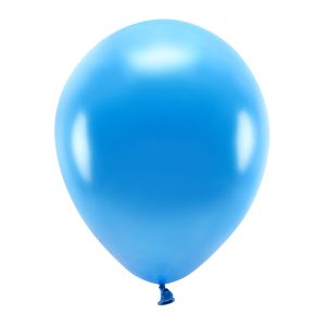 Eco Balloons 30cm metallic, blue (1 pkt / 10 pc.)