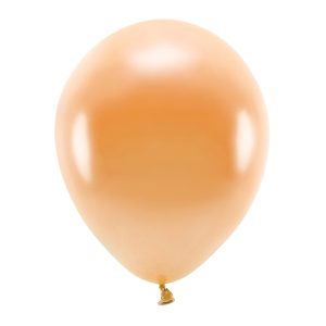 Eco Balloons 30cm metallic, orange (1 pkt / 10 pc.)