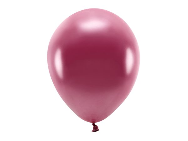 Eco Balloons 30cm metallic, deep red (1 pkt / 10 pc.)