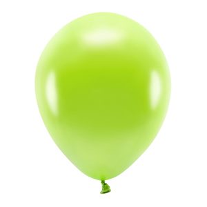 Eco Balloons 30cm metallic, green apple (1 pkt / 10 pc.)