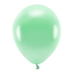 Eco Balloons 30cm metallic, mint (1 pkt / 10 pc.)
