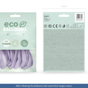 Eco Balloons 30cm pastel, light lilac (1 pkt / 10 pc.)