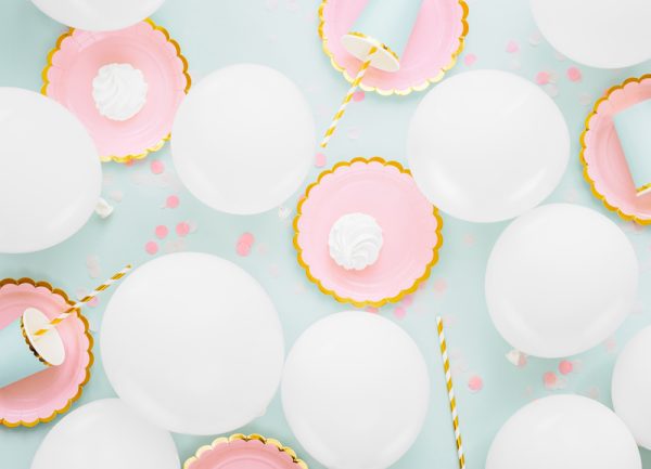 Eco Balloons 30cm pastel, white (1 pkt / 10 pc.)