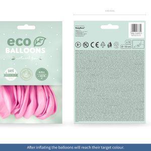 Eco Balloons 30cm pastel, pink (1 pkt / 10 pc.)