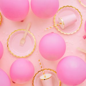 Eco Balloons 30cm pastel, pink (1 pkt / 100 pc.)
