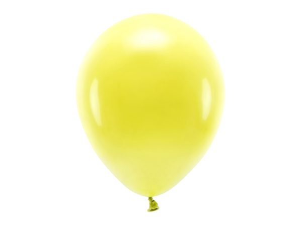 Eco Balloons 30cm pastel, yellow (1 pkt / 10 pc.)