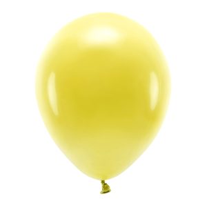 Eco Balloons 30cm pastel, dark yellow (1 pkt / 100 pc.)