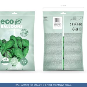 Eco Balloons 30cm pastel, green grass (1 pkt / 100 pc.)