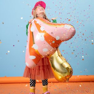 Foil balloon Mushroom, 66x75cm, mix