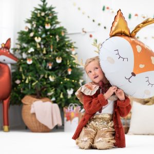 Foil Balloon Deer, 73x64cm, mix