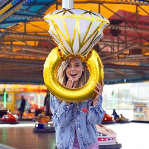 Foil balloon Ring, 60x95cm, mix