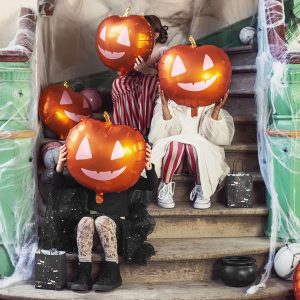 Foil balloon Pumpkin, 40x40cm, mix