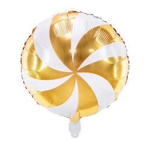 Foil balloon Candy, 35cm, gold