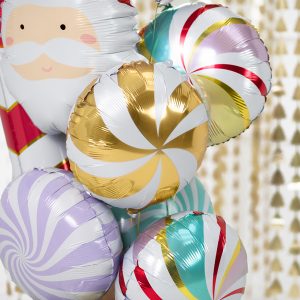 Foil balloon Candy, 35cm, gold