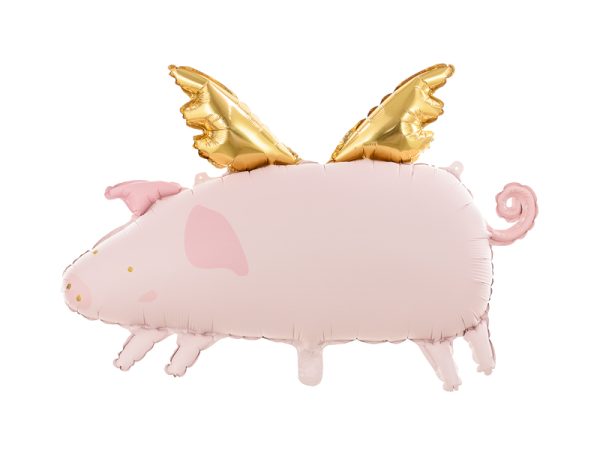 Foil balloon Pig, 72x46cm, mix