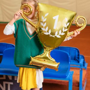 Foil balloon Cup, 64x61cm, gold