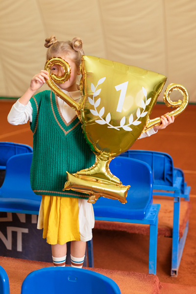 Foil balloon Cup, 64x61cm, gold