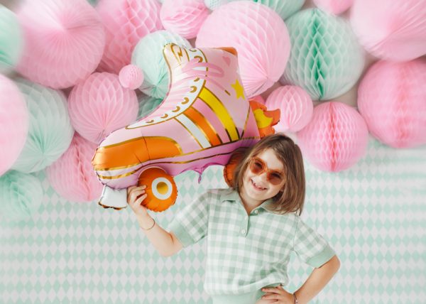 Foil balloon Roller Skate, 74x51cm, mix