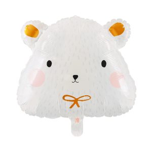 Foil balloon Polar bear, 51x45cm, mix