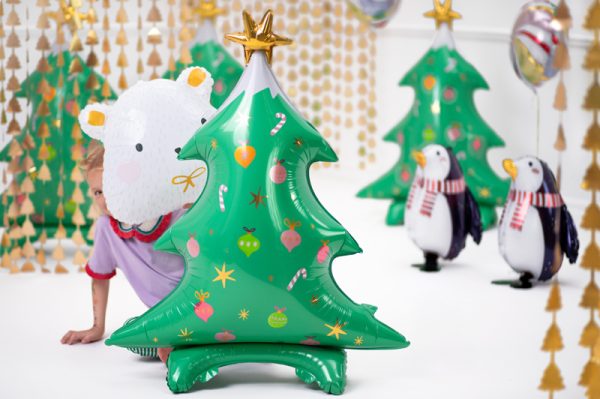 Foil balloon Polar bear, 51x45cm, mix