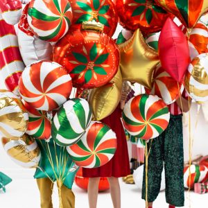 Foil balloon Christmas Bauble, 45x45cm, mix