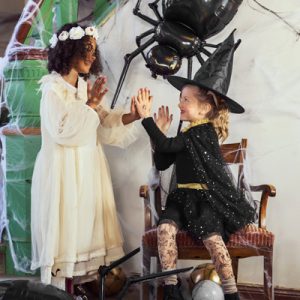 Foil balloon Spider, 60x101cm, black