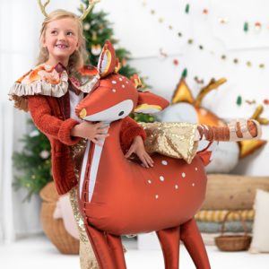 Foil balloon Deer, 80x105cm, mix