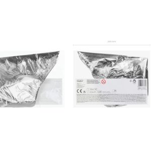 Foil balloons Stars, 25cm, silver (1 pkt / 25 pc.)
