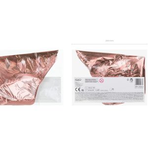 Foil balloons Stars, 25 cm, rose gold (1 pkt / 25 pc.)