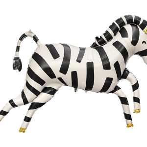 Foil balloons Zebra, 115x85 cm, mix