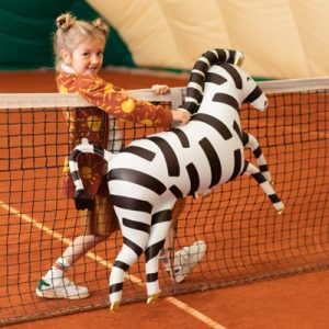 Foil balloons Zebra, 115x85 cm, mix
