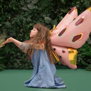 Foil balloons Butterfly, 120x87 cm, mix