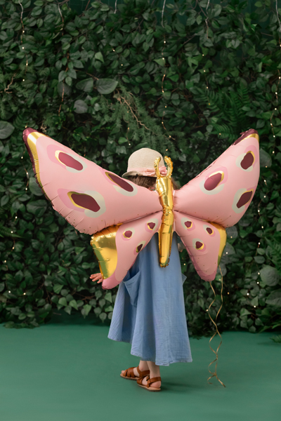 Foil balloons Butterfly, 120x87 cm, mix