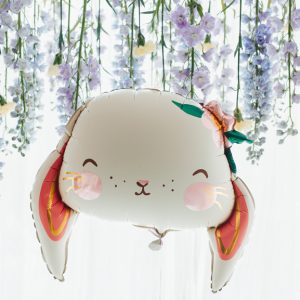 Foil balloons Rabbit, 65x55 cm, mix