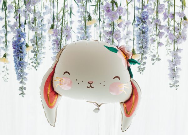 Foil balloons Rabbit, 65x55 cm, mix