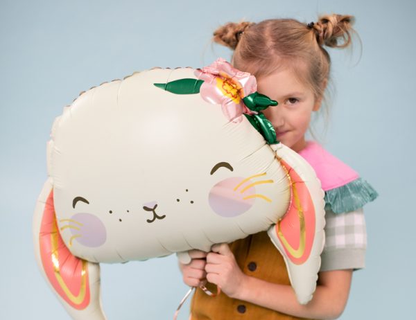 Foil balloons Rabbit, 65x55 cm, mix
